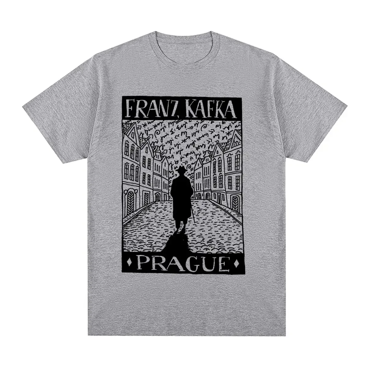 2026 Franz Kafka Vintage T-shirt Cotton Metamorphosis Literature Books Write Writers Read Men T Shirt New Tee Tshirt Womens Tops