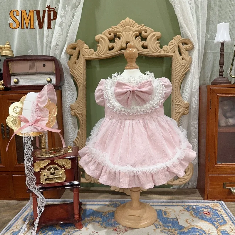 

Оригинальный дизайн: Нежное и милое платье Лолита из тюля с розовыми жемчужинами и кружевом в стиле лотоса для кошек и щенков