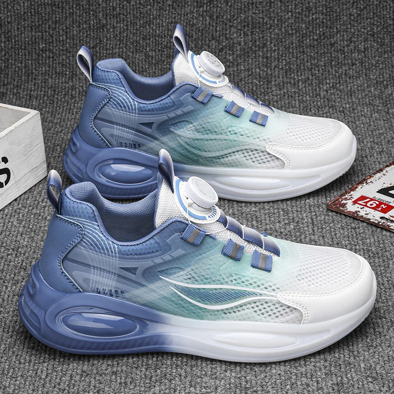

Men Sports Shoes Fashion New Breathable Flat Casual Sneakers Summer Comfortable Non Slip Outdoor Walking Sports Shoes for Men