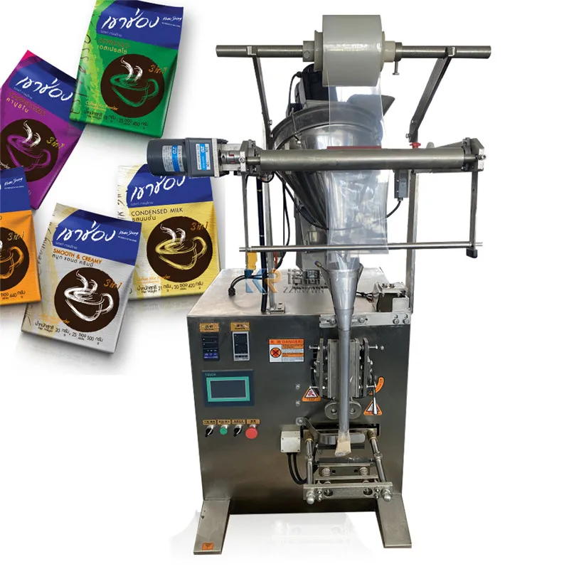 Máquina de selagem de bolsa de pasta de tomate, máquina de enchimento instantânea de saco de café, saquinho de mel, embalagem em pó para indústria de lanches