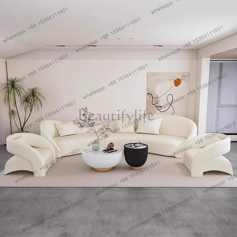 Nordic Office Simple Sofa Set Modern Living Room Coffee Table Combo For Business Lounge Leather Couch Funiture Kanepe Room