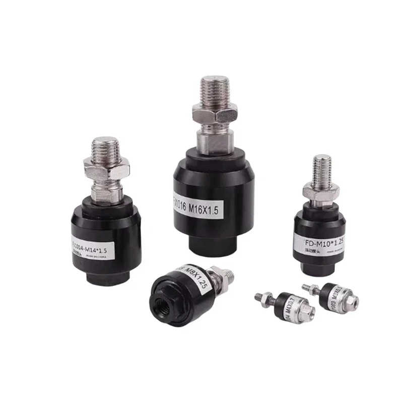 Universal Floating Fitting FD Series FD-M3X0.5/M5X0.8/M8X1.25/M12X1.25/M20X1.5/M27X2.0 for Pneumatic Cylinder Floating Joint