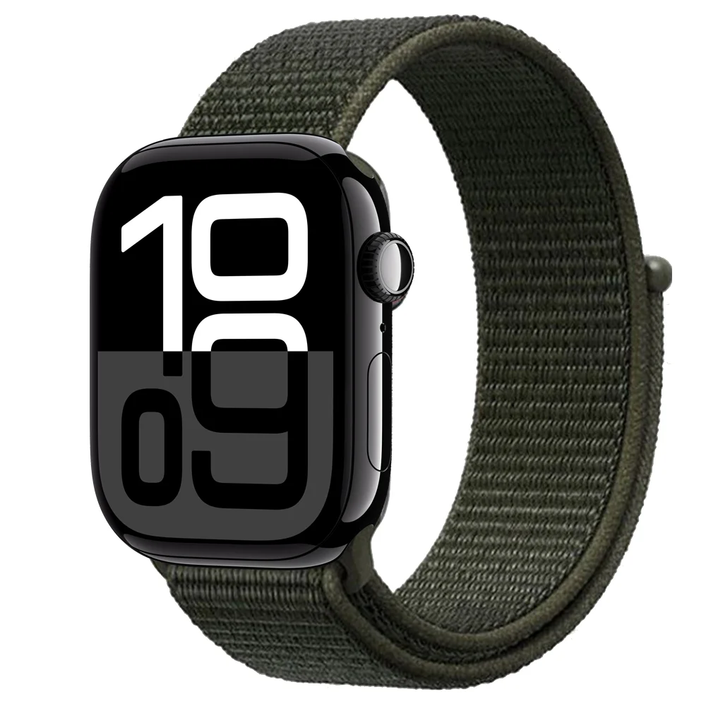 Officiële nylon lus voor Apple Watch 11 band 42 mm 46 mm 44 mm 40 mm 41 mm 45 mm 49 mm armband iWatch serie 10 9 8 7 6 5 SE3 Ultra 3 2