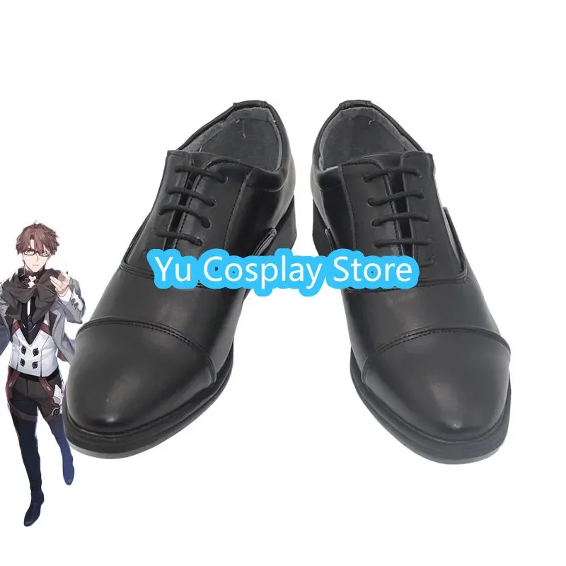 Game Honkai Star Rail Welt Yang Cosplay Shoes Halloween Carnival Boots Cosplay Prop PU Leather Shoes Custom Made