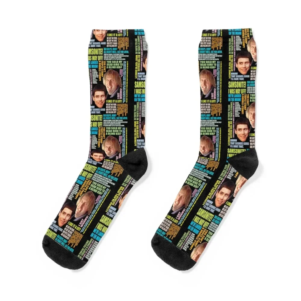 

Dumb And movie Dumber Dumb And movie Dumber Quotes _by Cool Dojo Socks FASHION gift retro Designer Man Socks Women's