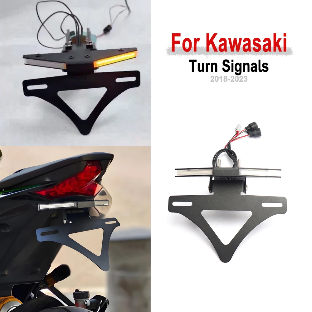 

Motorcycle Rear Short Tail Stock Tidy License Plate Holder Tailstock Bracket For Kawasaki Z1000 Z 1000 2018-2023