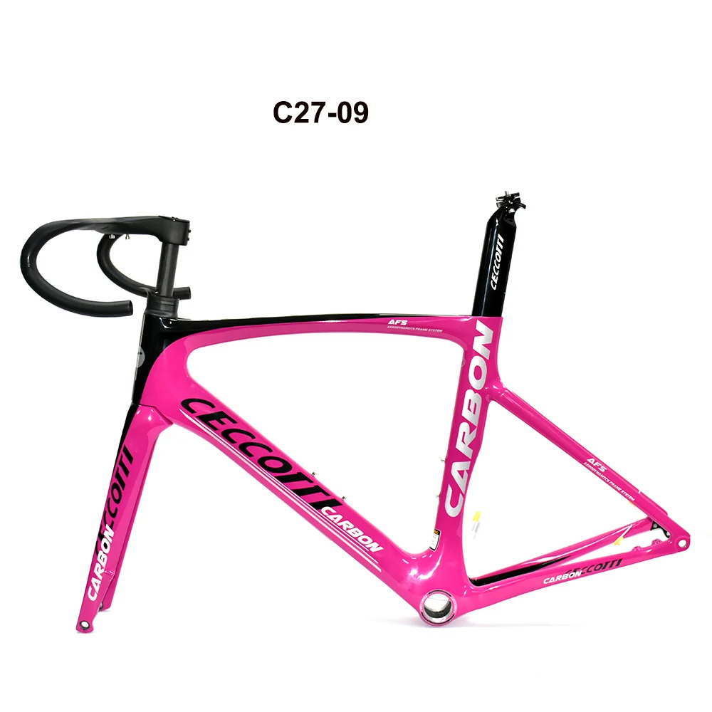 

Road Bike Disc Brake Frame, Bicycle Frameset, T47 Bottom Bracket, Full Hidden Cable Handlebar, 160mm, 2024