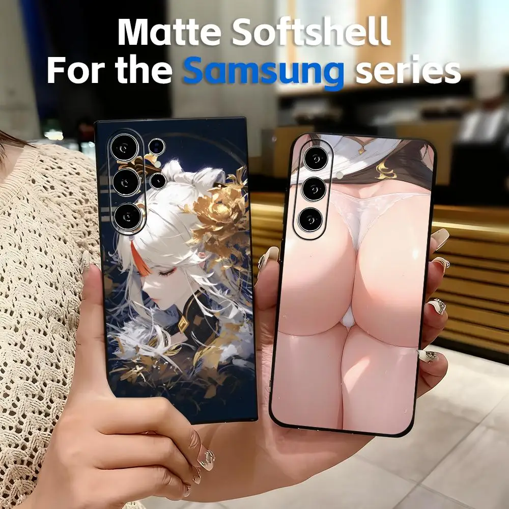 genshin impact Ningguang  Phone Case Soft Black For Samsung S26 S25 S24 S23 S22 S21 S20 Plus Ultra Note20