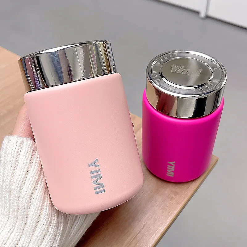 230ml Mini Stainless Steel 316 Thermos Mug Fashion Portable Pocket Vacuum Flask Coffee Tea Thermal Water Bottle Tumbler