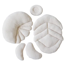 5pcs Newborn Photography Accessories Pillows Assisst Props Studio Basket Filler Baby Posing Nest Pad Photo Shooting Mattress