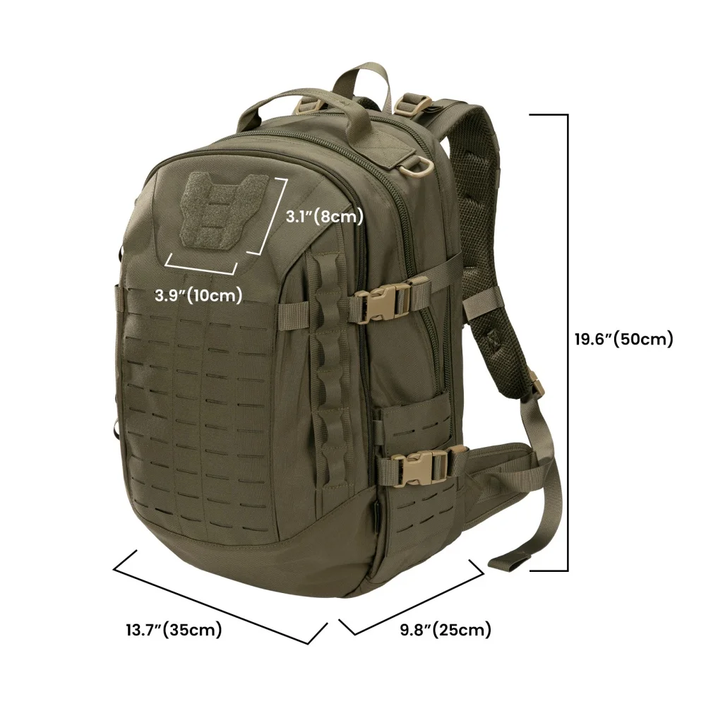 Mochila Táctica Molle Senderismo Caza Soporte Lumbar Gran Capacidad - imagen 5