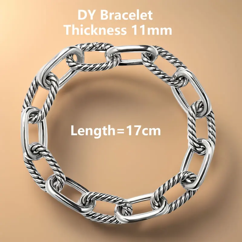 

Винтажный ошейник DY Classic с открытым верхом 11 мм, еврейские украшения