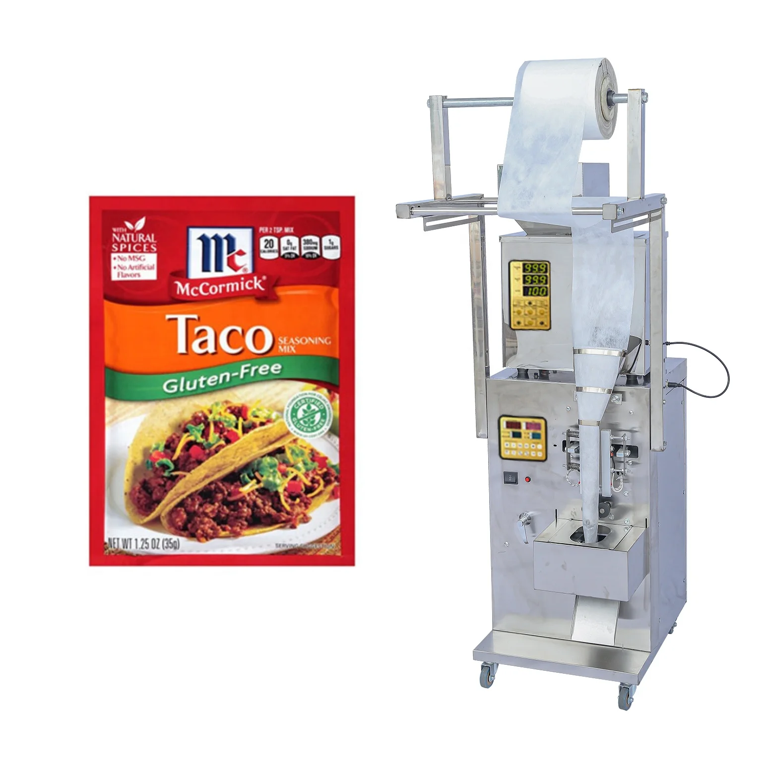 Efficient Multi-Functional Automatic Pepper Powder Spice Envasadora Flour Packaging Machine