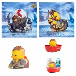 Original Numskull TUBBZ God Of War Ragnarok Kratos  Character Collection Duck Collectible Ornaments Desktop Bathtub Toys Kid Gif