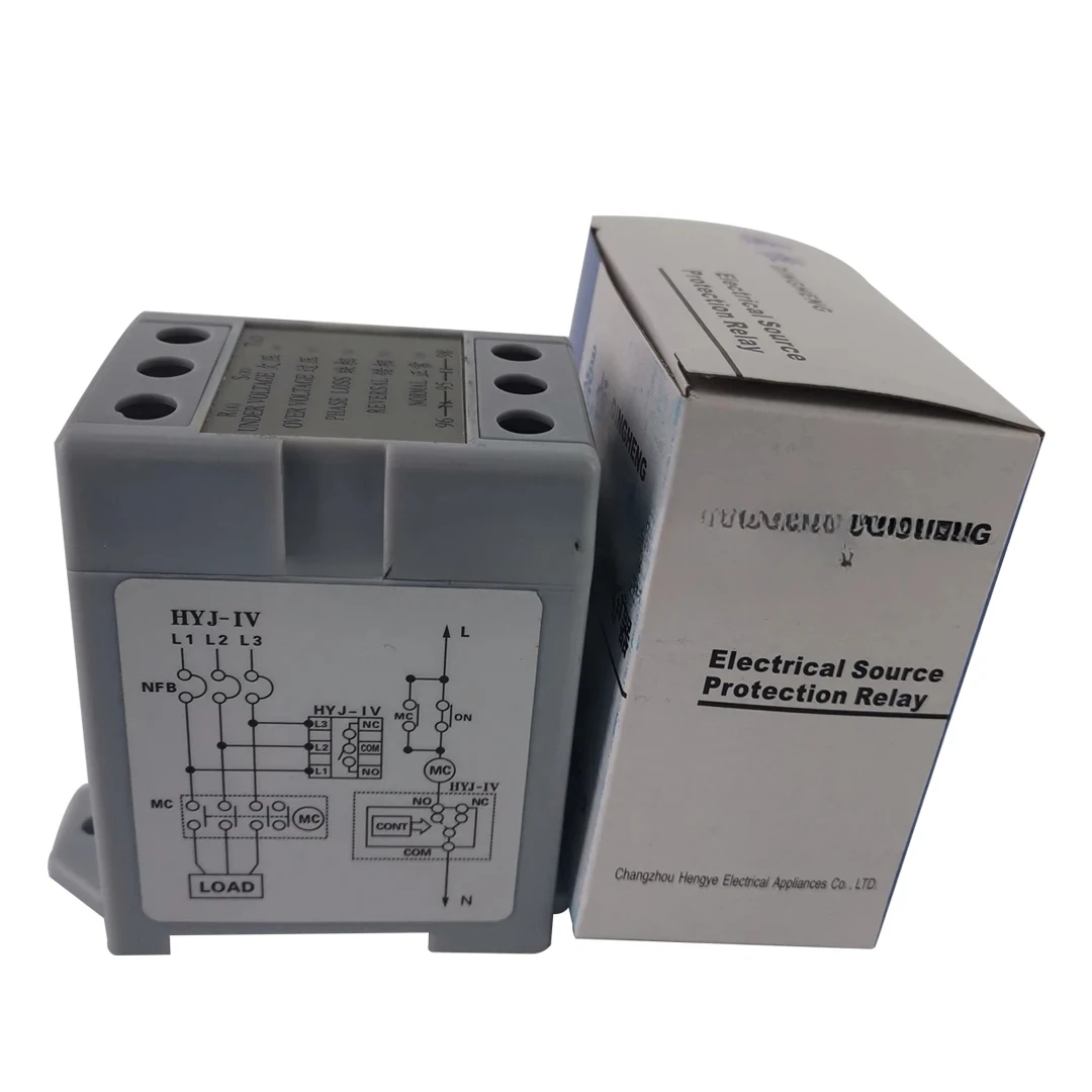 Hyj-iv three phase AC monitor phase sequence relay