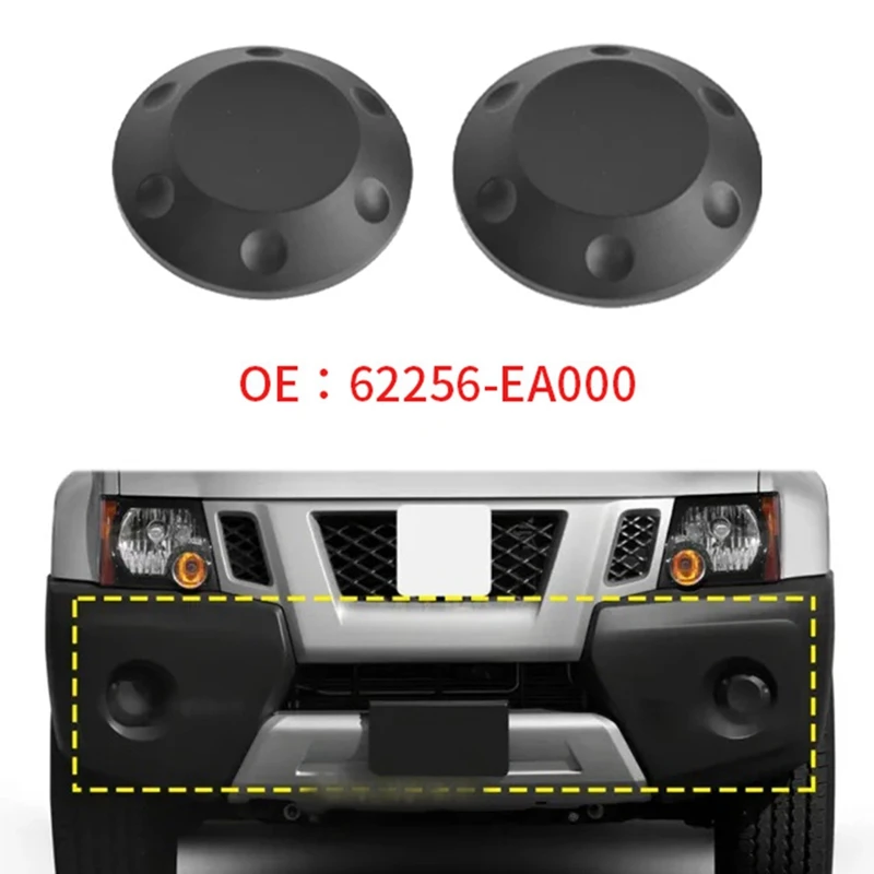 Auto 1 Pair Fog Light Cover Decorative Cover US Version 62256-EA000 For NISSAN Froniter 2013-2021 Xetrra 05-15 Accessories Parts