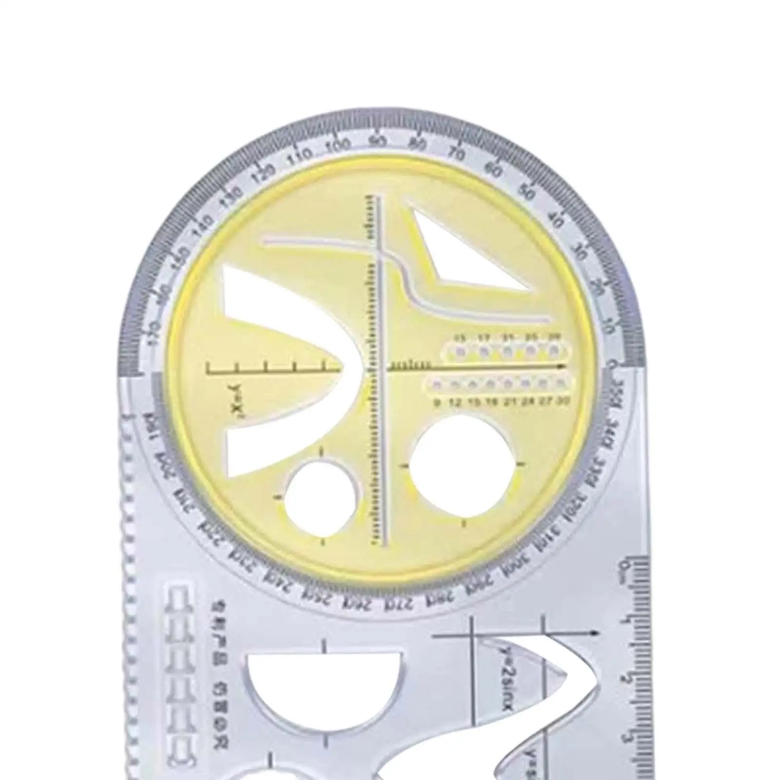 Geometric Ruler Drawing Rulers for Office for Teachers Artists Woodworking