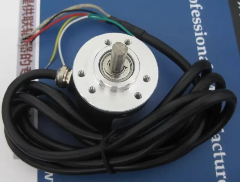 3806 series three-phase incremental photoelectric rotary encoder with multiple output modes ranging from 10 to 5000 pulses