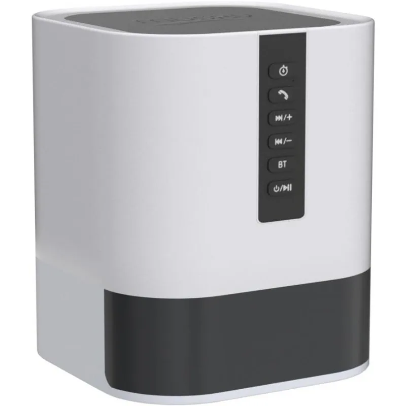 Nachtlampje Bluetooth-luidspreker, 5-in-1 aanraakbediening bedlampje dimbaar meerkleurig veranderen, slaapkamerwekker