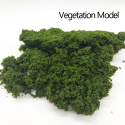 30g Shrubs vegetation model block micro powder easy to cut sand table green belt Plant Model Sponge Cluster Bushes train Layout