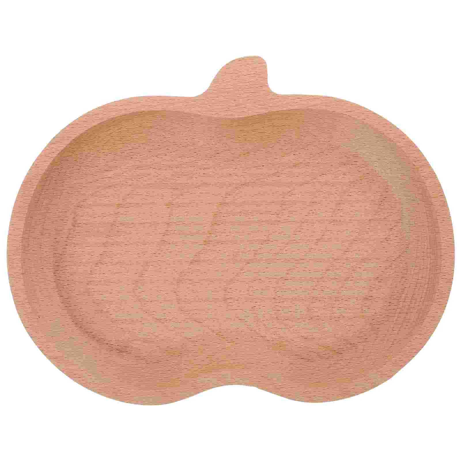 Wooden Serving Tray Rustic Apple Shaped Food Tray Fruits Tray Snack Serving Tray Restaurant Tray wood serving tray