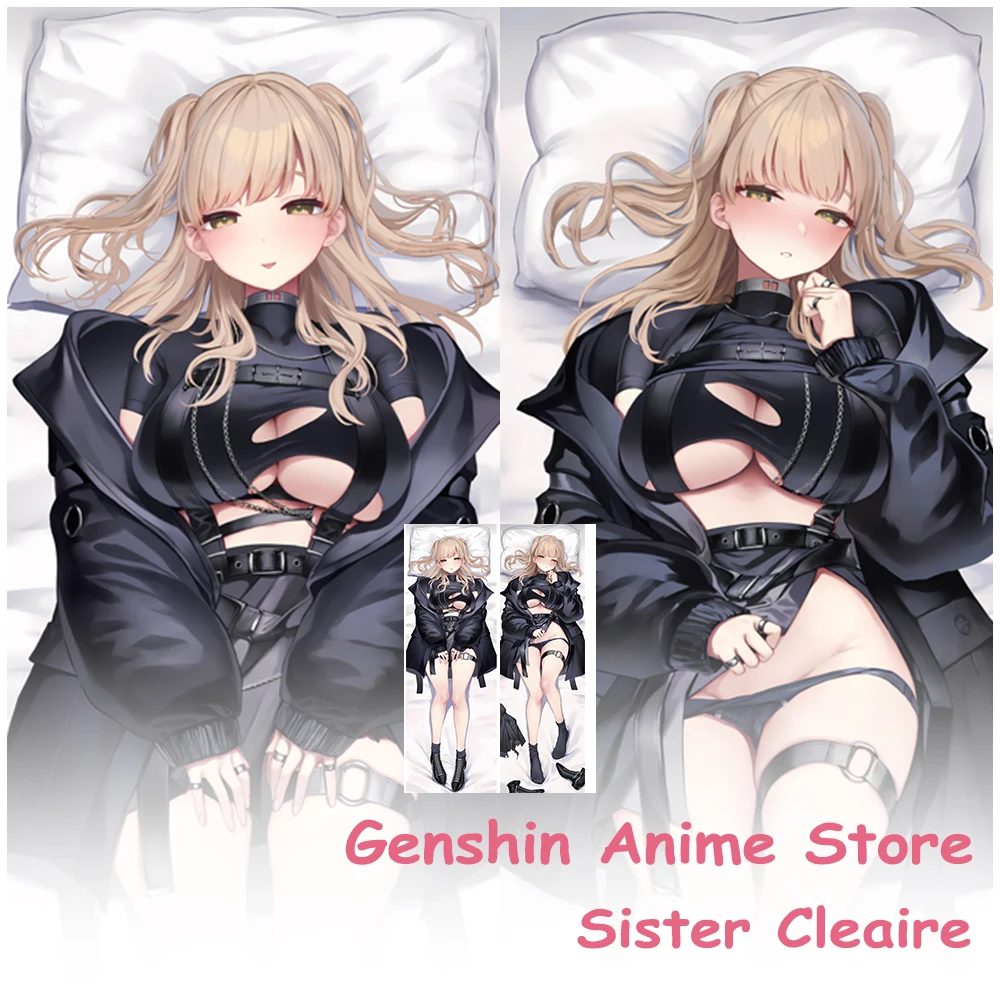 

Dakimakura Vtuber Sister Cleaire Body Pillowcase Decor Room Life Size Cover Otaku Sleeping Cushion Cover Hugging Cosplay Props