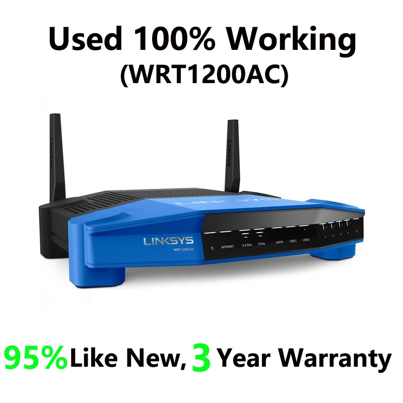 Imagem -04 - Roteador Wifi para Jogos Linksys Banda Dupla Ultra-rápido Inteligente 802.11ac Wrt1200ac Wrt1900ac Wrt32x Wrt3200acm