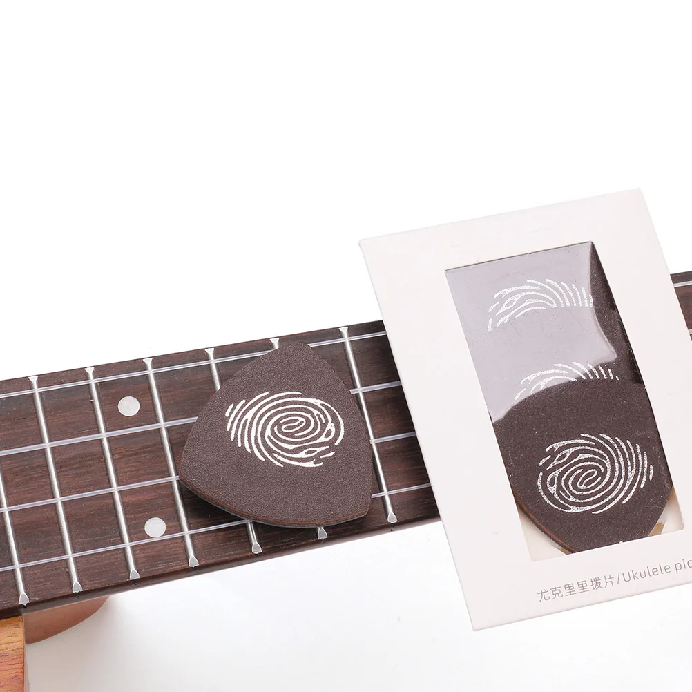 3 Pcs Electric Guitar Picks Practical Skin Ukulele Parts and Accessories