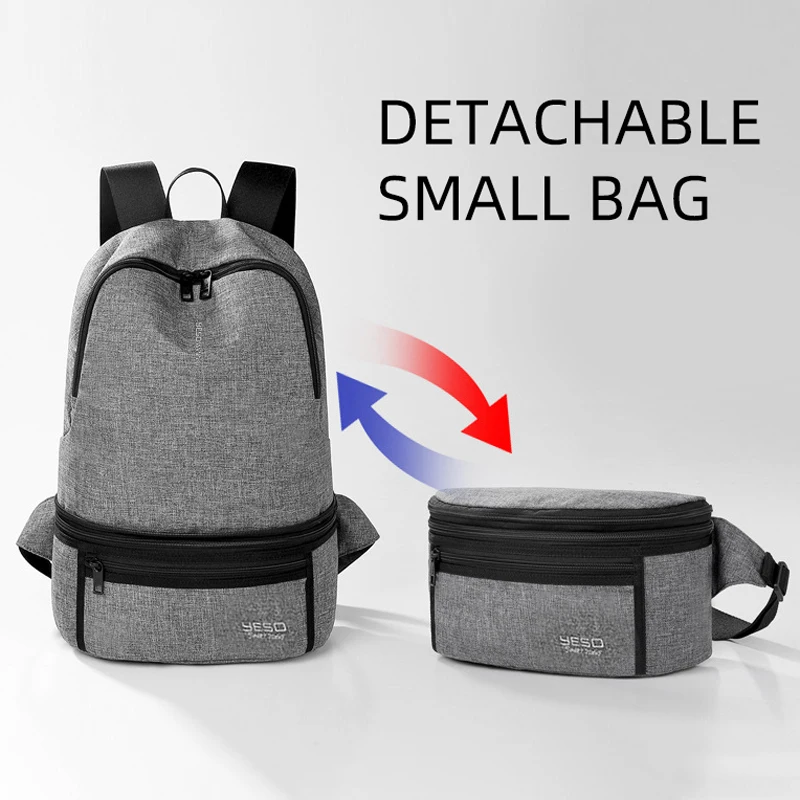 アウトドア折りたたみバックパックビジネストラベルライディングウエストパック大型キャンプハイキングショルダーバッグランドセル新学期ラップトップバッグ