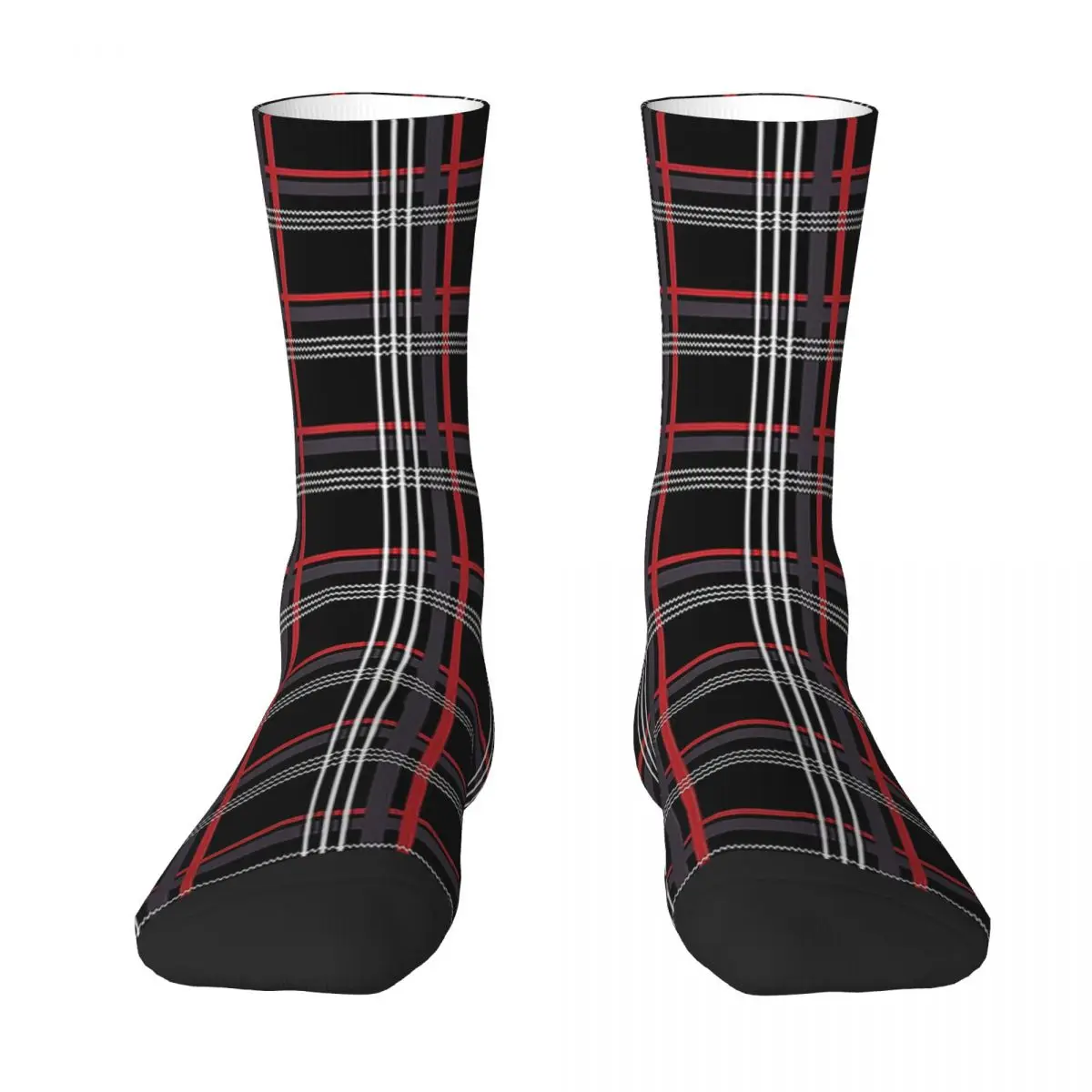 GTi Tartan Socks Harajuku Super Soft Stockings All Season Long Socks Accessories for Unisex Gifts