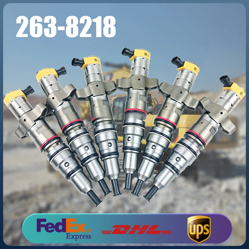 

263-8218 Diesel Common Rail Injector Machinery Engine Parts 2638218 for Caterpillar CAT Engine C7 Excavator 324D 325D 326D