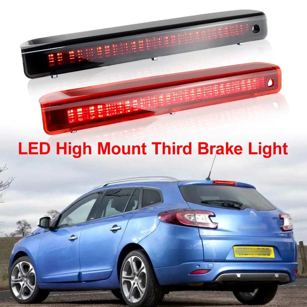 

Brand New Red/Black Third 3Rd Brake Light LED Stop Lamp For Renault Megane Hatchback MK3 2008-2016 265900006R Rear Tail Light