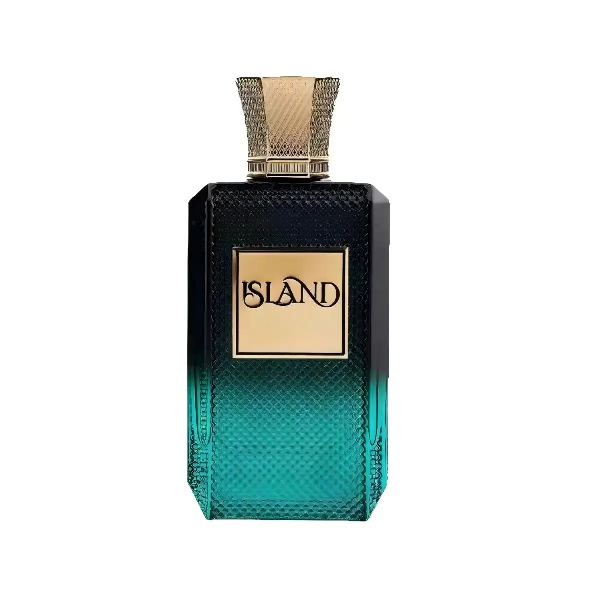 

ISLAND EDP: Textured Black-Green Design, Crisp Coastal Notes for Men