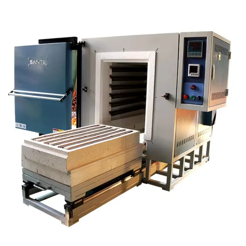 

Small Industrial Furnace with Five-Sided Heating Element 1200°C for Car Bottom Heating OEM Available