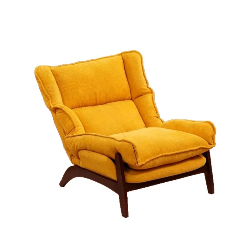 Rocking chair retro single sofa foldable leisure chair living room