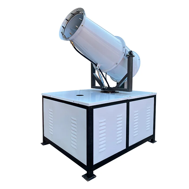 Mini Fog Cannon Water Mist Gun 20M Range For Pasture Greenhouse Pest Control Road Construction Dust Reduction Tool