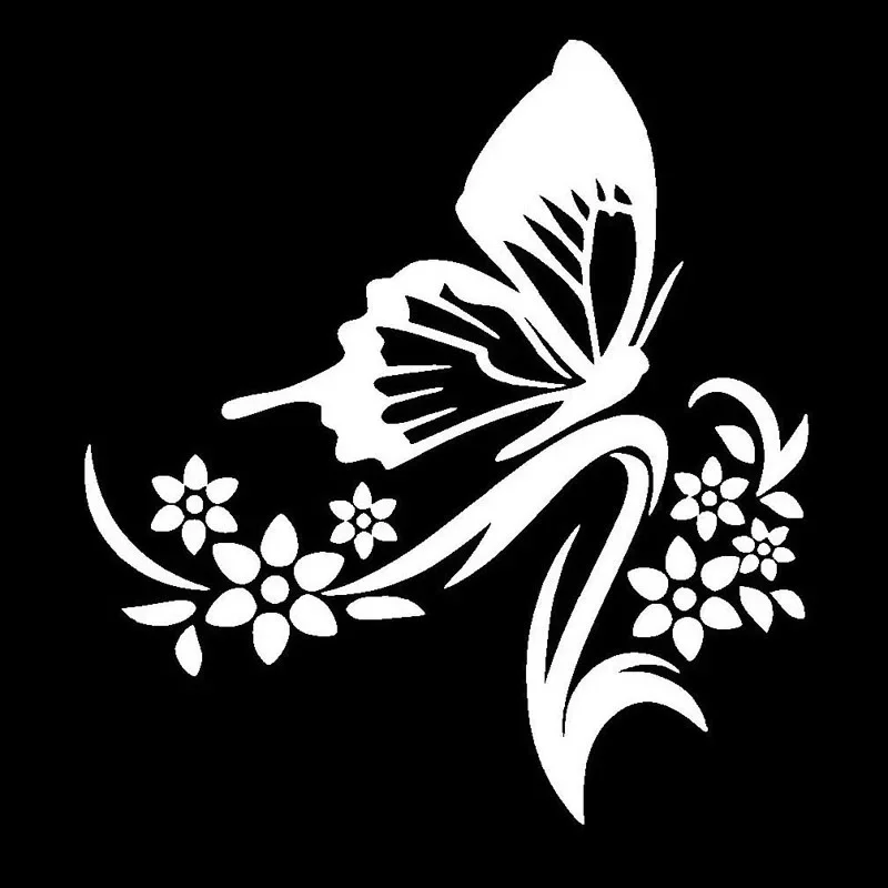 Cute butterfly Car Stickers on Motorcycle Decoration Exterior Parts Custom Products Sticker Decals Car PVC