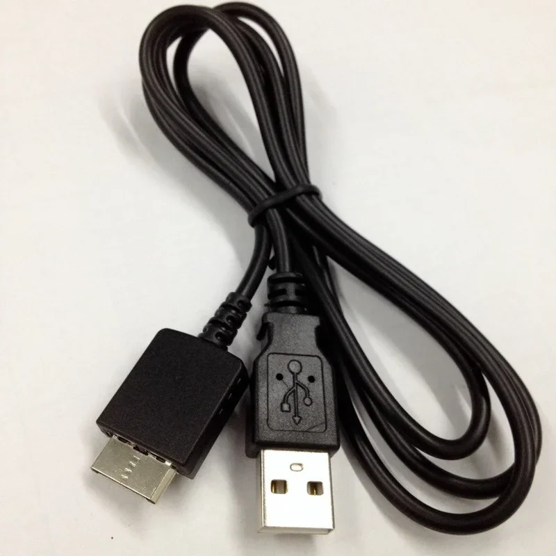 USB Data Charger Cable USB Data Charging Cable Transfer Charger Cable Cord for Sony Walkman E052 A844 A845 MP4 Player Black NEW