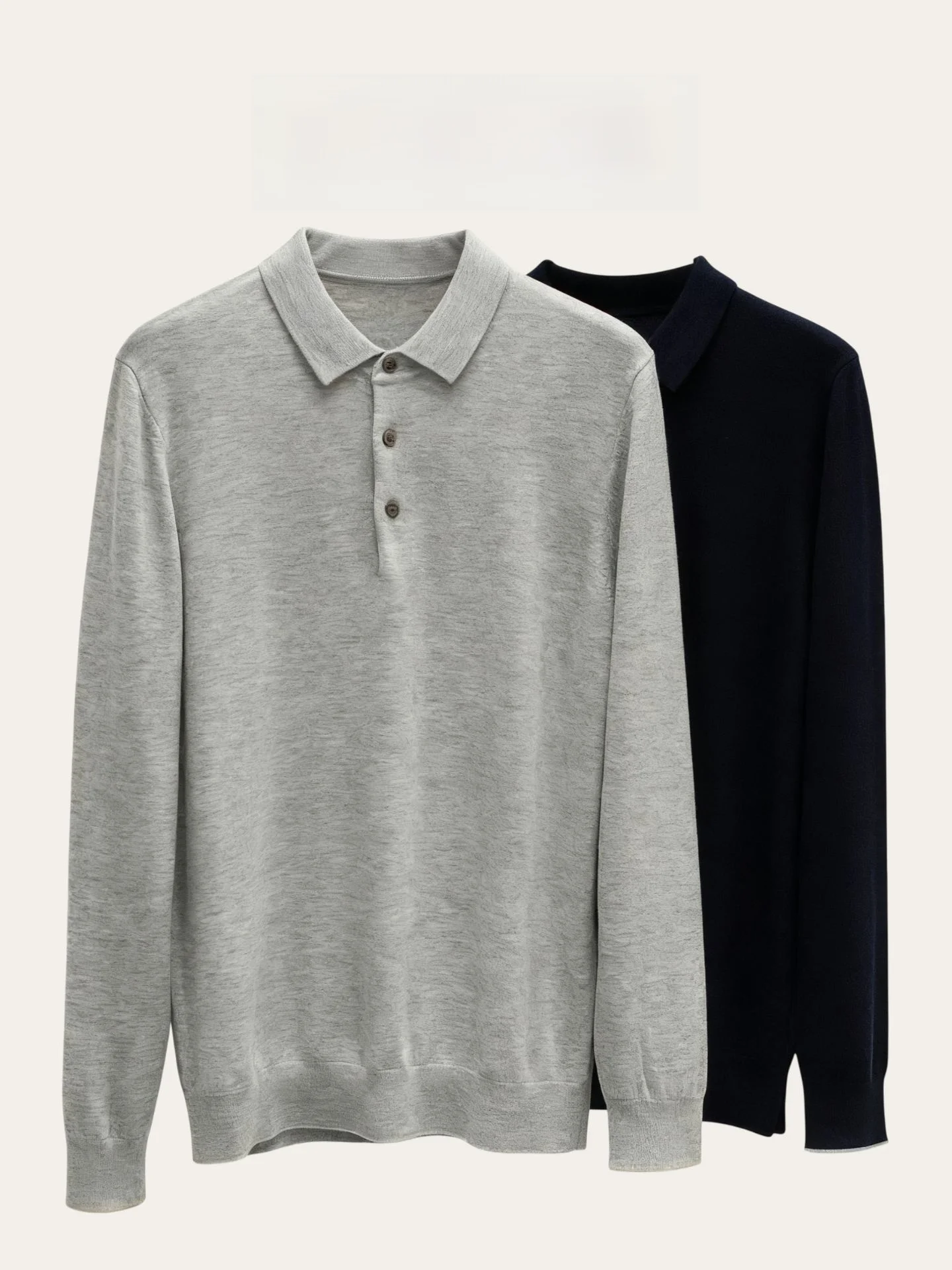 

High ammage 00 Wool Knitwear Casual Loose Fit Busin Sle Men's irt Collar Sweater Early Autumn New Arrival