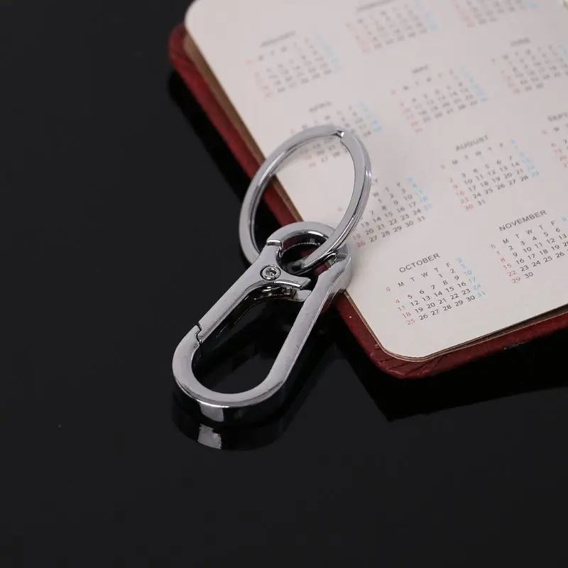 Carabiner Stainless Steel Gourd Buckle Carabiner Keychain Waist Belt Clip Anti-lost Buckle Hanging Keyring Set Drop Shipping