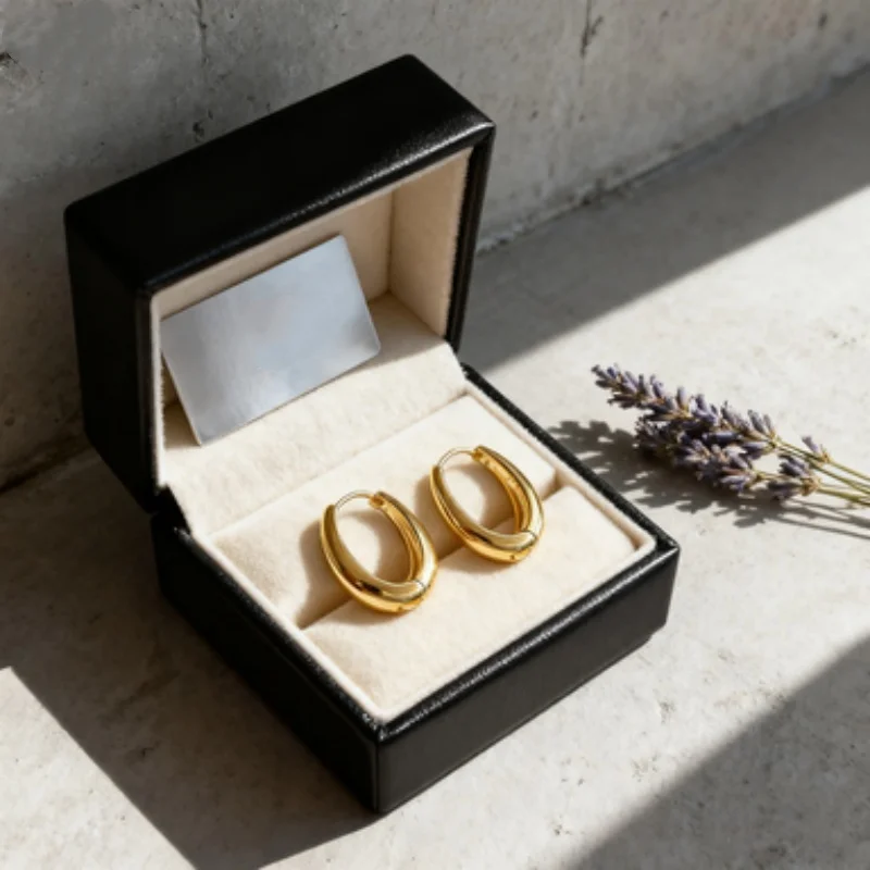 

Korean retro Gold Plated Trendy Simple Cold Style Earrings For Women Silver Plated Jewelry Valentine Day gifts