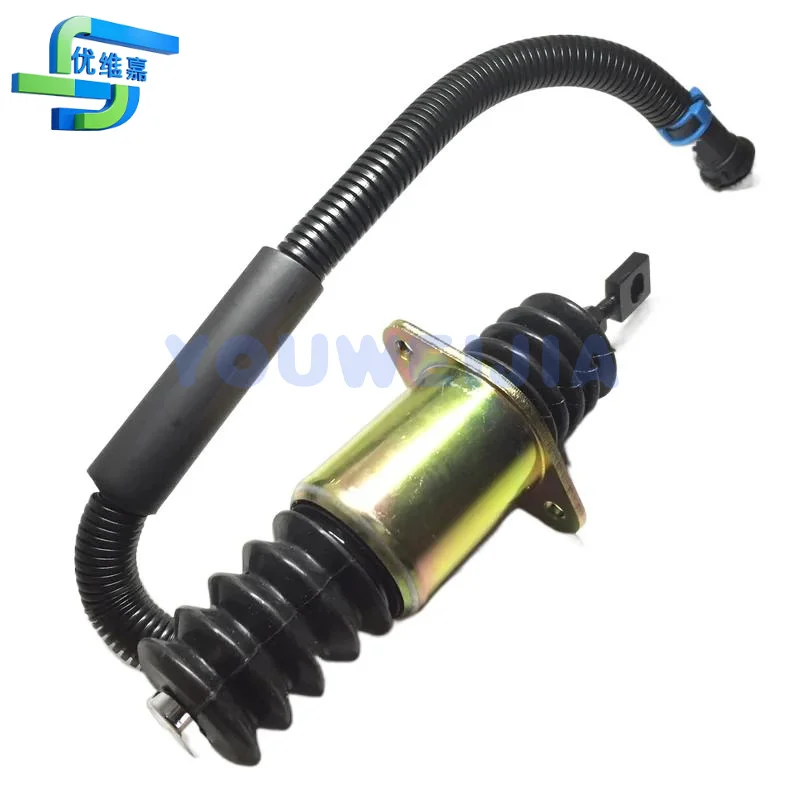 12v electromagnetic solenoid pulse valve D59-105-12  for Excavator Engine C6121
