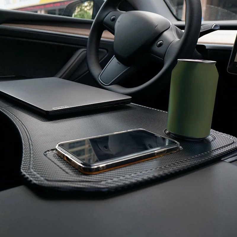 Carbon Table Desk For Tesla Model 3 Model Y Steering Wheel Table Board Laptop Tray Food Desk Office Table Holder