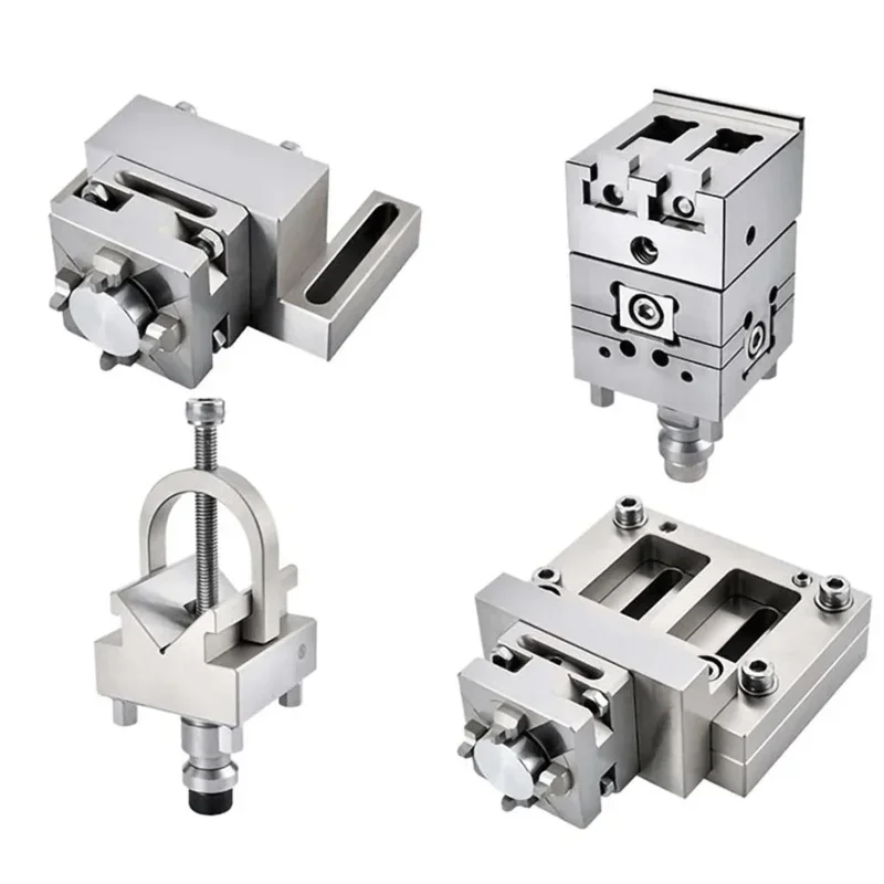 

NEW Three-Way Adjustable Fixed/V-Shaped/Adjustable Precision Positioning Fixture for 3-Axis Wire Cutting Applicable to EDM, WEDM