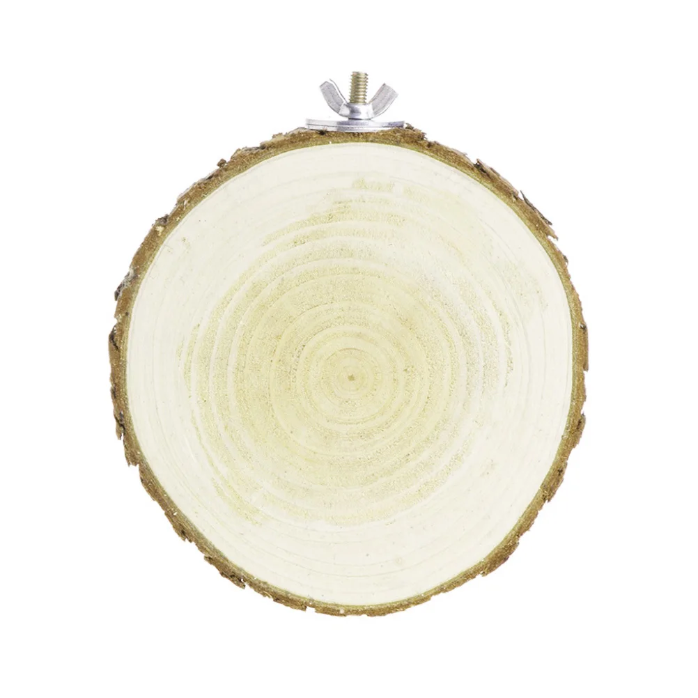 

8-12Cm Wood Parrot Springboard Station Branch Platform Wood Platform Stand Rack For Bird Cage Small Animals Play Rack