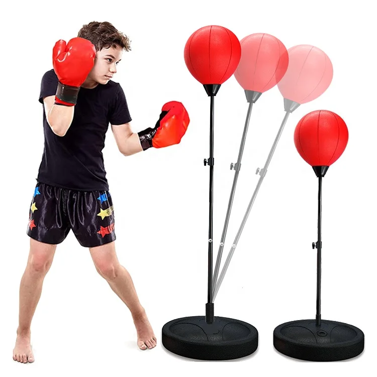 Bolsa de boxeo ajustable de alta calidad 2025, pelota de boxeo independiente para deportes al aire libre para niños y niñas, precio económico