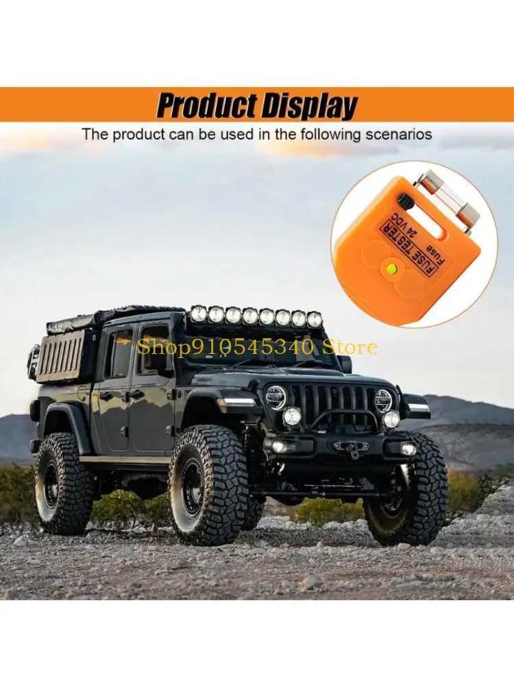 U2JA Auto Fuses Puller Tester For MAXI Fuses 12V 24V Ergonomic Handheld Design