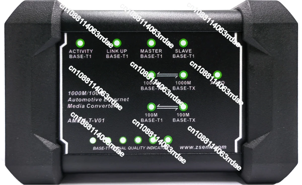 Gigabit Vehicle Ethernet Converter Vehicle 1000BASE-T1 to BASE-TX Ethernet RJ45 Converter