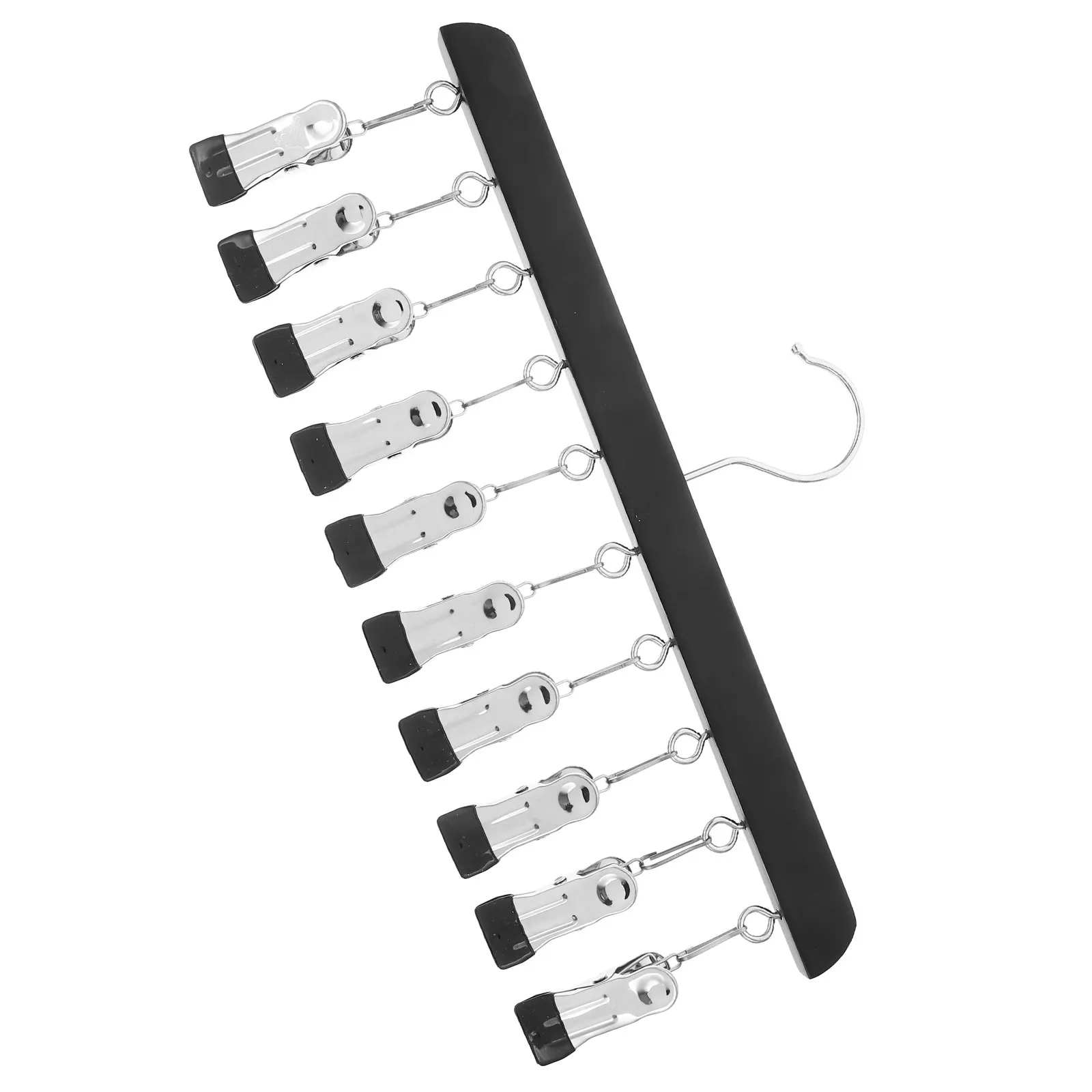 

Деревянная сушилка для носков с зажимами из нержавеющей стали для нижнего белья, шапок, шарфов, вешалка для сушки одежды