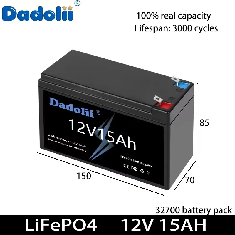 LiFePO4-accu's – 6V 5Ah/8Ah/10Ah voor elektrische auto's voor kinderen, speelgoedauto's, motorfietsen en kinderwagens